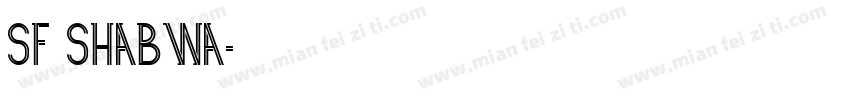 SF Shabwa字体转换